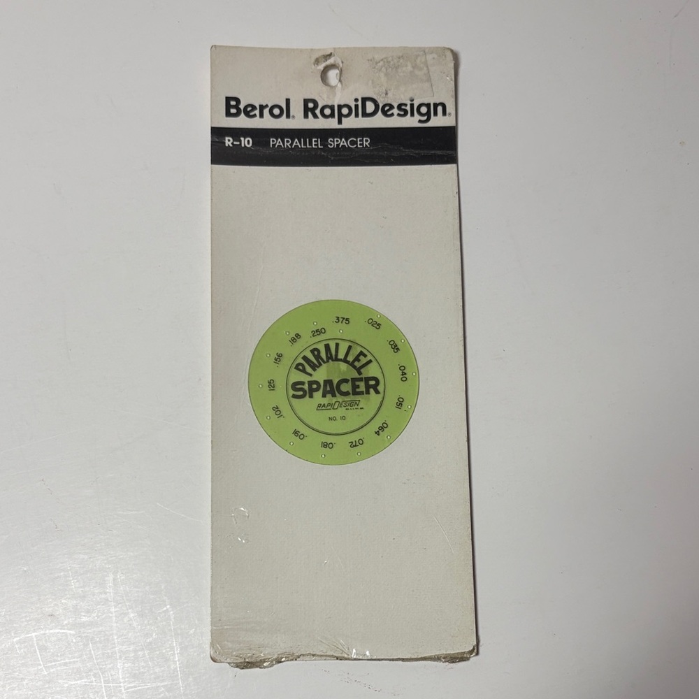 Vintage Berol RapiDesign Parellel Spacer Template
